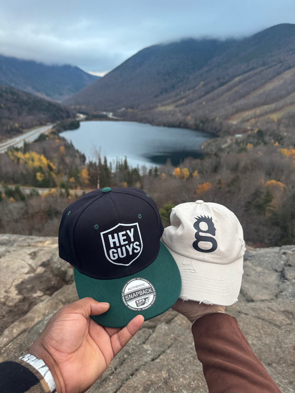 HEY GUYS HATS (3 hats)