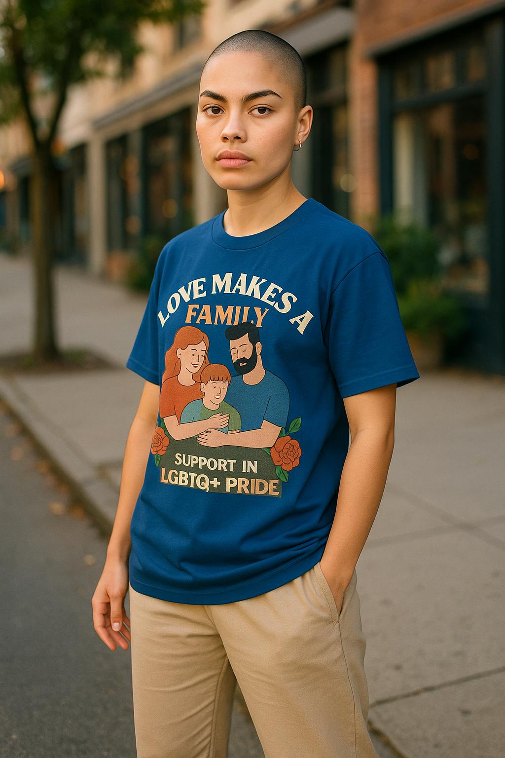 love Makes Family t-shirt