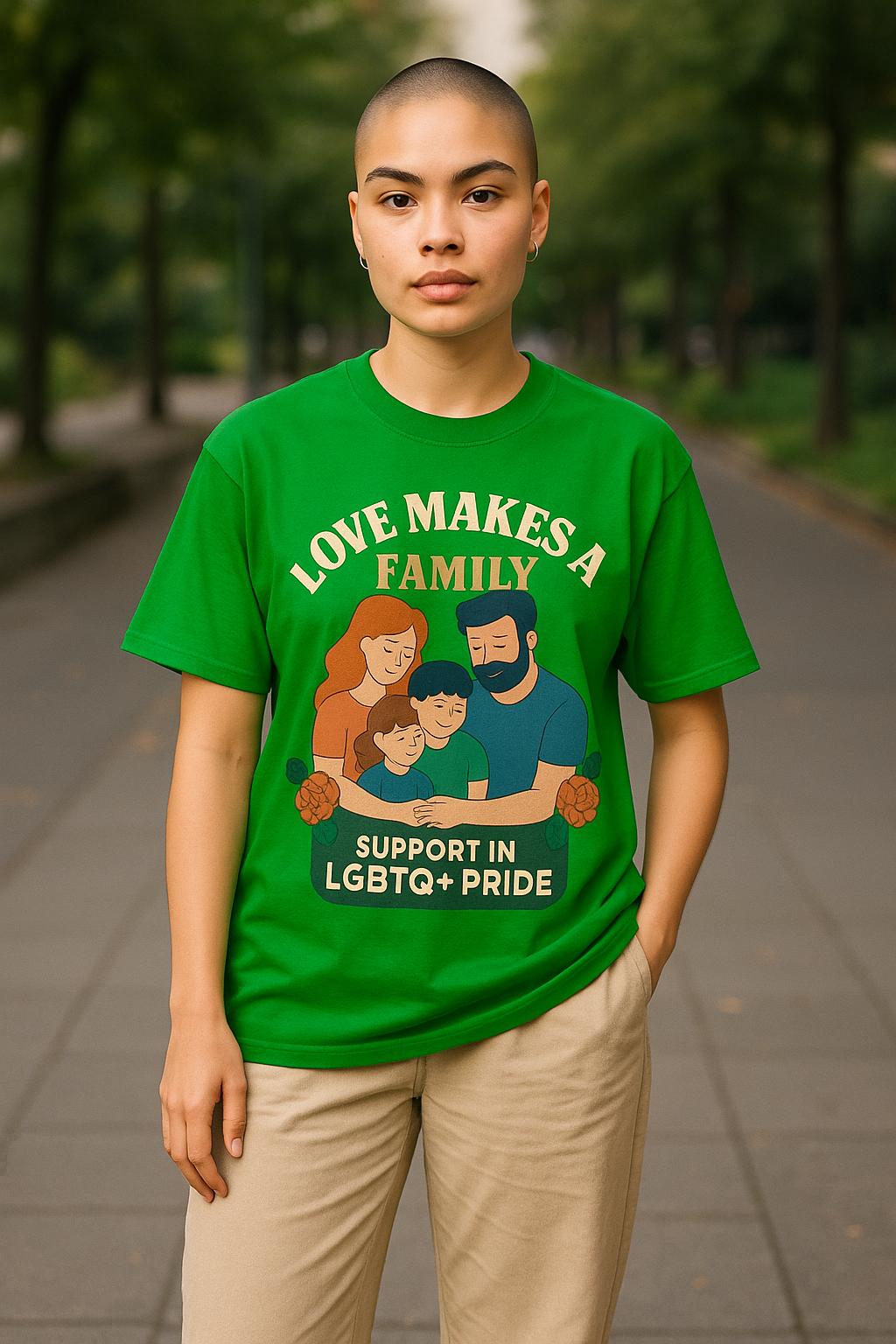 love Makes Family t-shirt