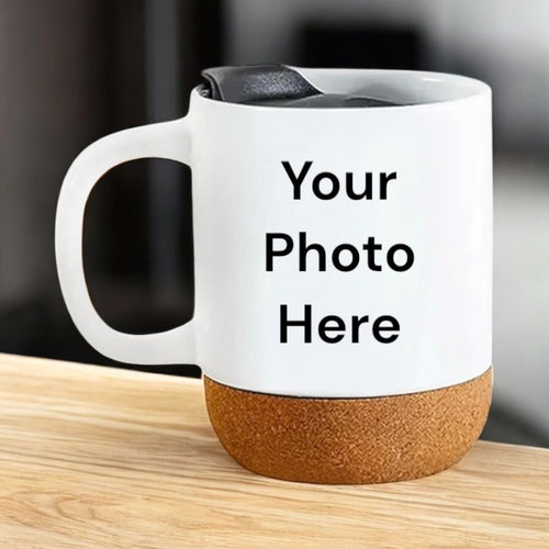 CERAMIC MUG WITH LID