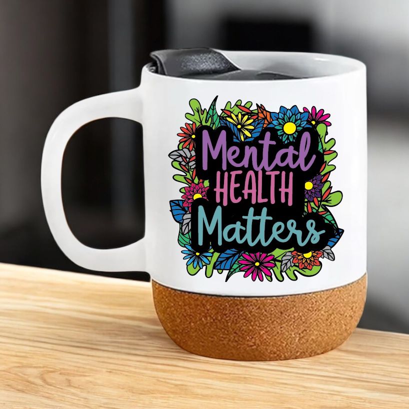 CERAMIC MUG WITH LID