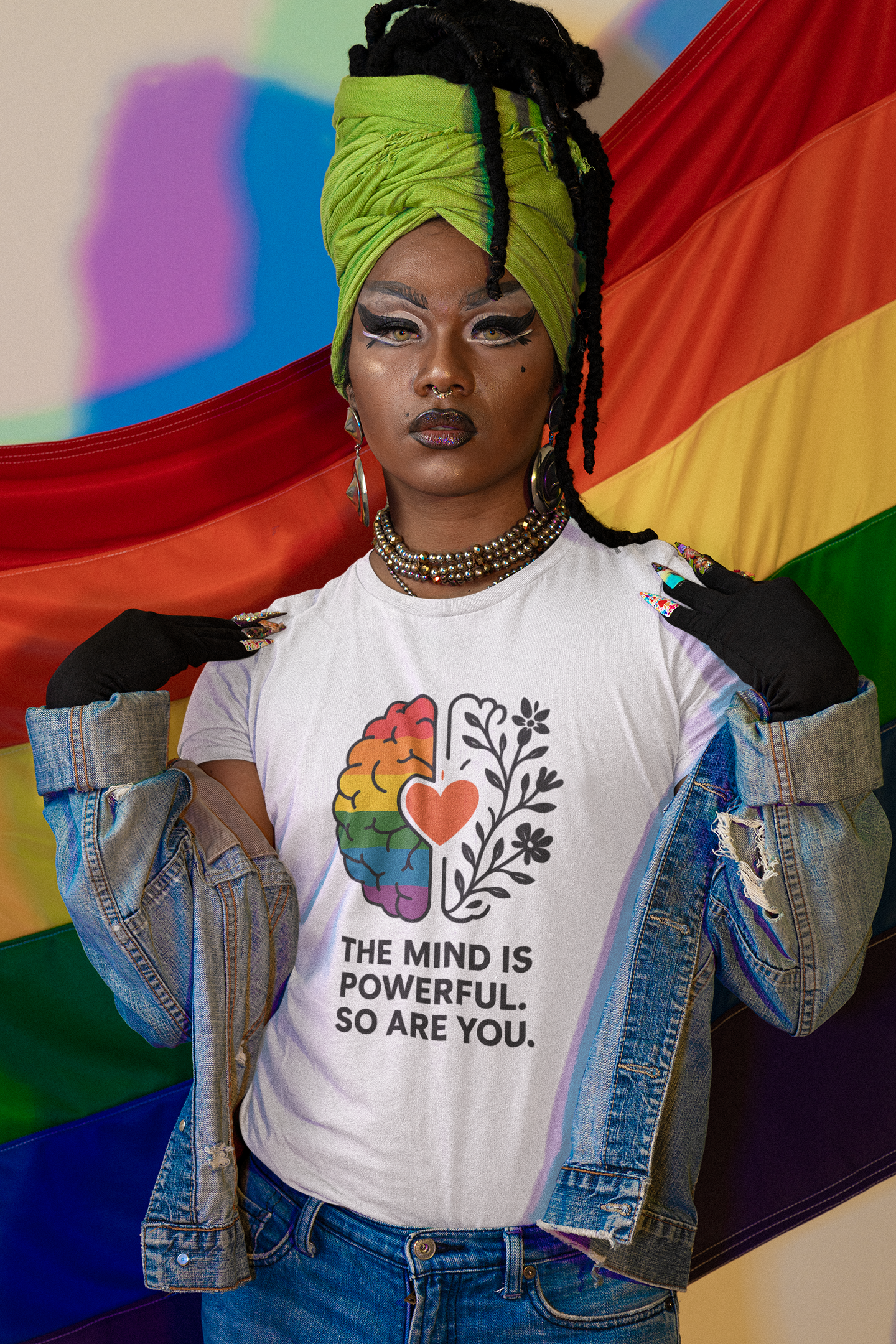 MIND IS POWERFUL PRIDE T-SHIRT.