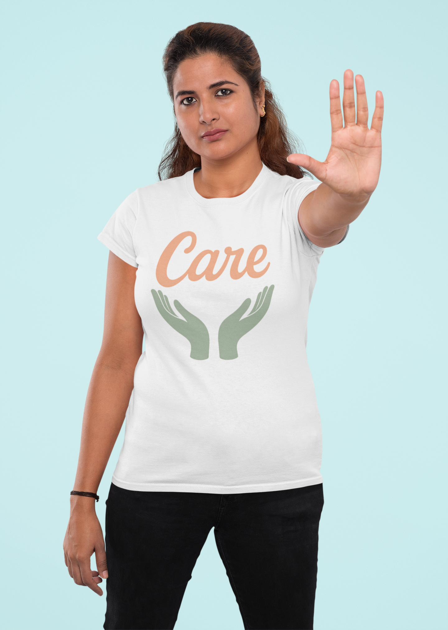 I CARE T-SHIRT
