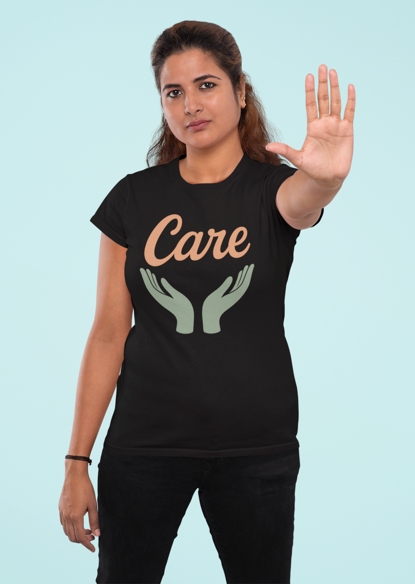 I CARE T-SHIRT